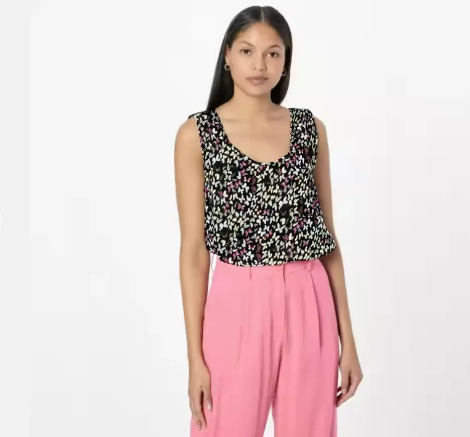 精美蝴蝶印花上衣